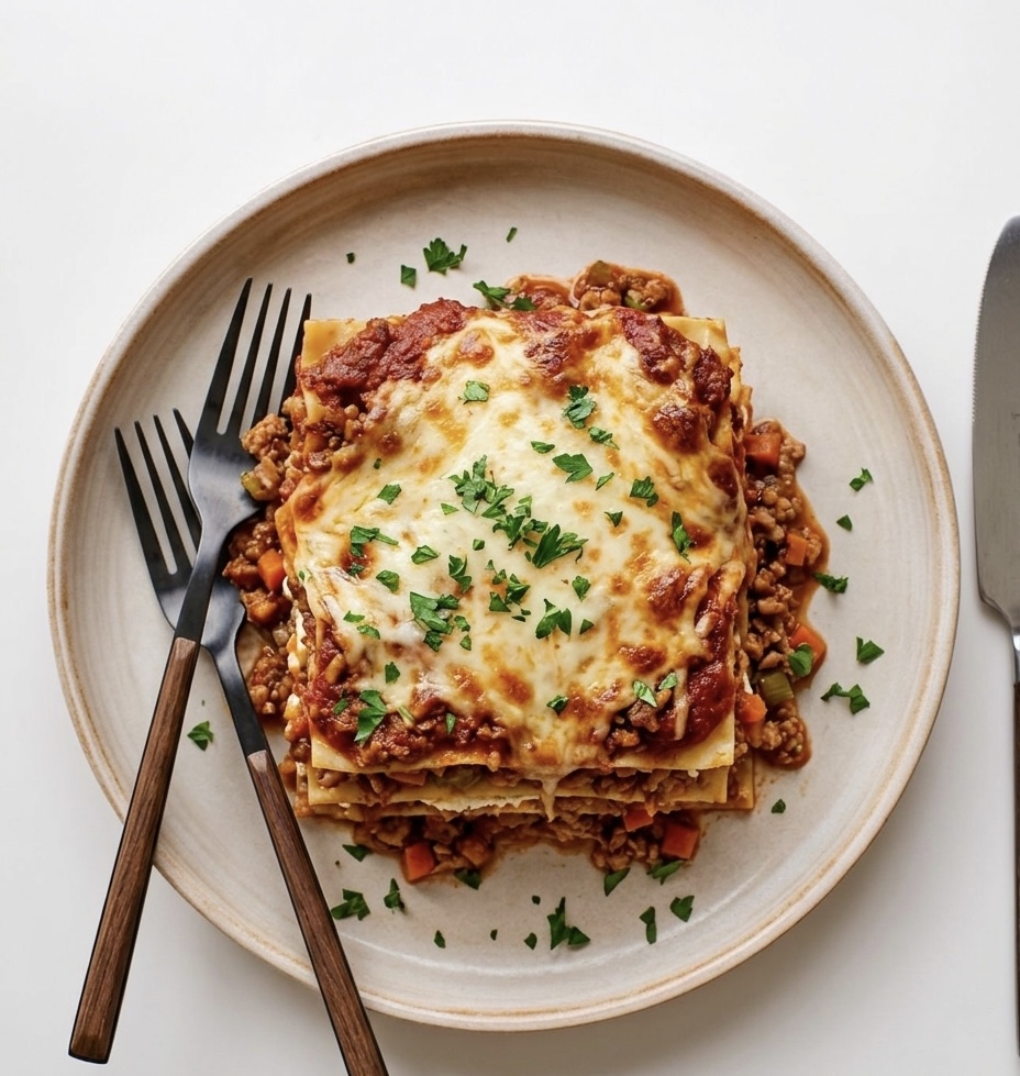 Turkey Bolognese Lasagna